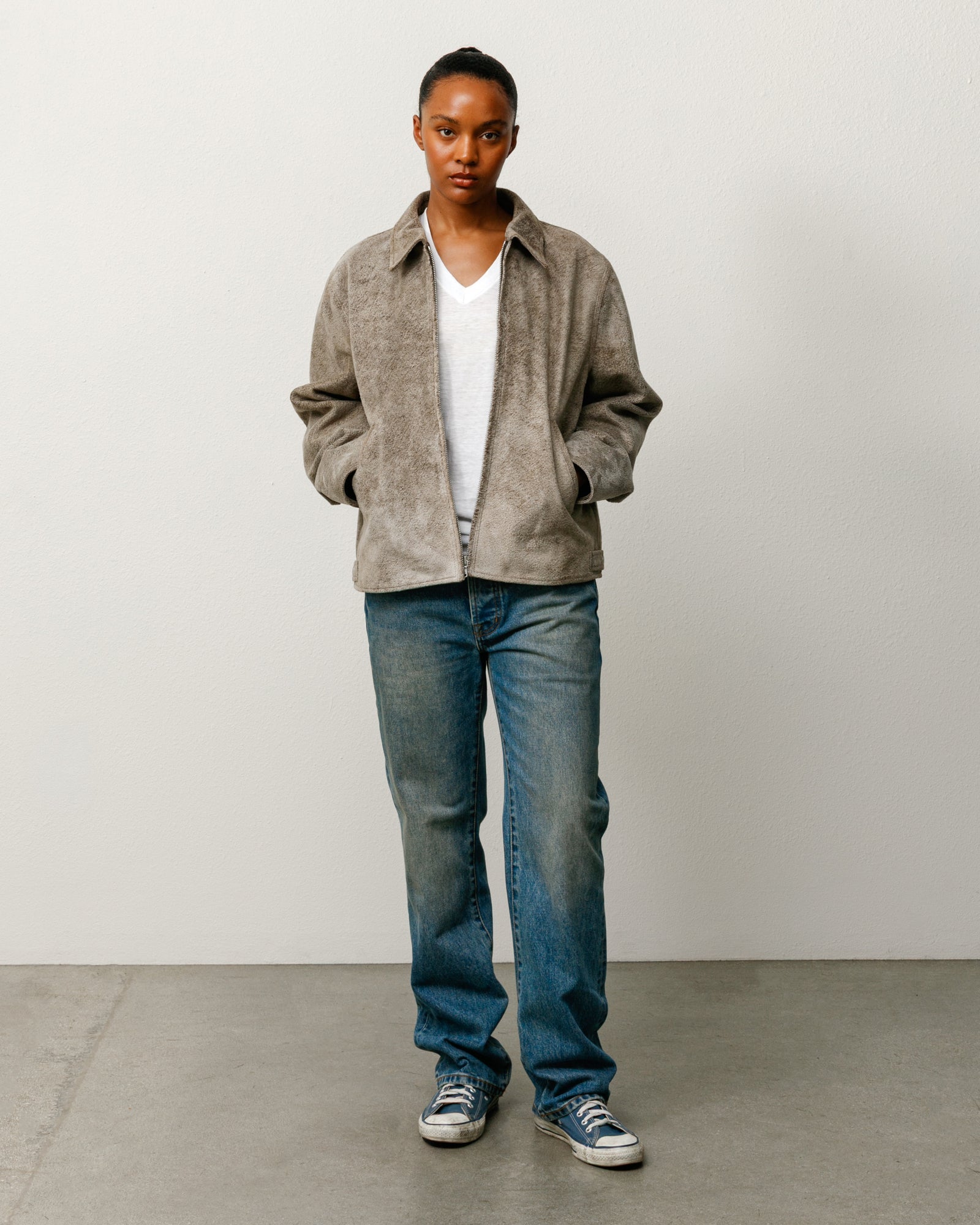 GARAGE JACKET SUEDE