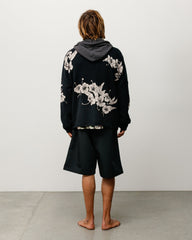 FLORAL ROLL NECK SWEATER