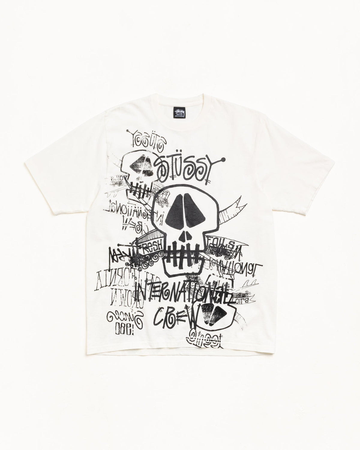 SKULLS TEE PIGMENT DYED